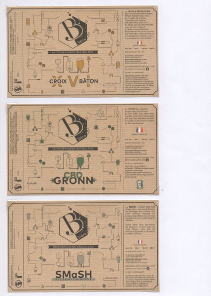 étiquettes de la collection