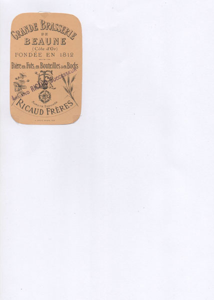 étiquettes de la collection