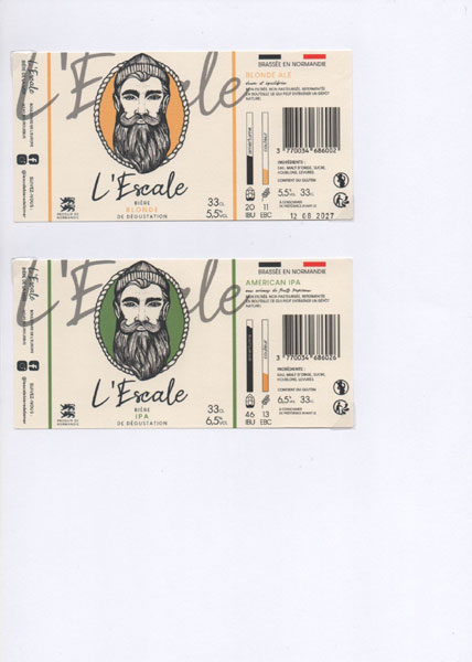 étiquettes de la collection