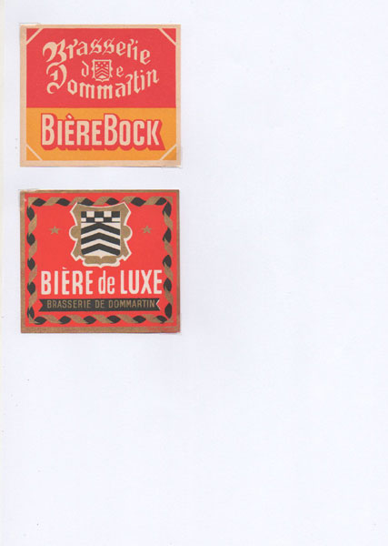 étiquettes de la collection