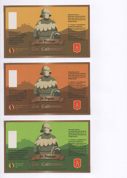 étiquettes de la collection