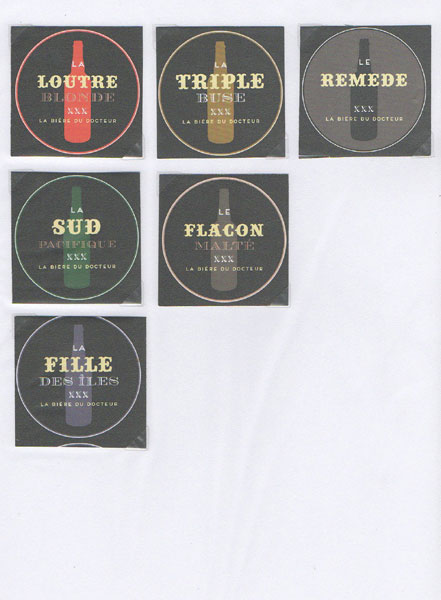 étiquettes de la collection