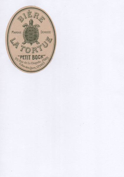 étiquettes de la collection