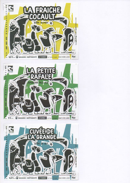 étiquettes de la collection