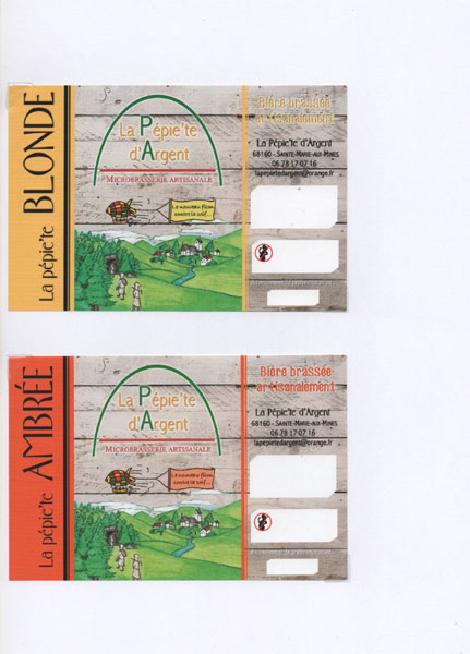 étiquettes de la collection