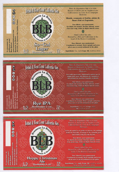 étiquettes de la collection