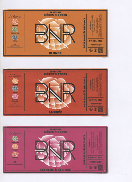 étiquettes de la collection